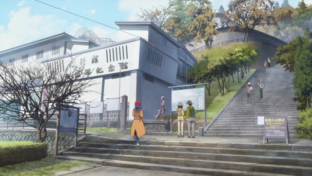 In front of the Byakkotai Memorial Hall